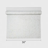 WM100101SMC Enchanced natural cork matte white gold metallic foil birch textured Wallpaper