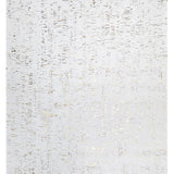 WM100101SMC Enchanced natural cork matte white gold metallic foil birch textured Wallpaper