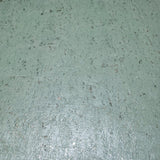 WM100601 Real natural cork Wallpaper mint green silver metallic textured eco wallcovering
