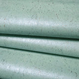 WM100601 Real natural cork Wallpaper mint green silver metallic textured eco wallcovering
