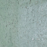 WM100601 Real natural cork Wallpaper mint green silver metallic textured eco wallcovering

