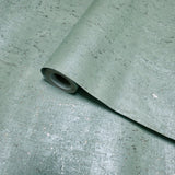 WM100601 Real natural cork Wallpaper mint green silver metallic textured eco wallcovering
