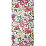 WM10120101 White red green pink Lush botanical tulips flowers bloom floral design Wallpaper