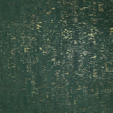 WM103401 real natural cork emerald green gold metallic striped textured Wallpaper