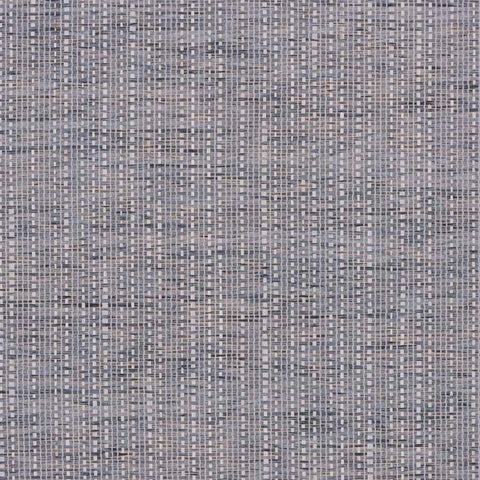 WM123101 Western Weave Wallpaper Chambray Blue Wallcoverings