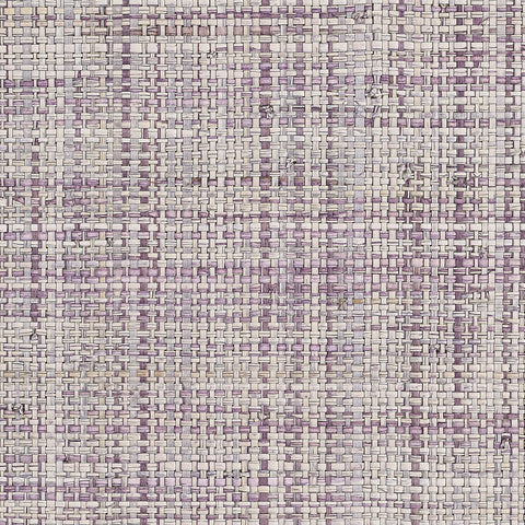WM130901 Island Raffia Wallpaper African Violet Wallcoverings