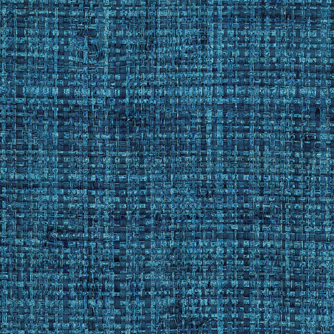 WM131301 Island Raffia Wallpaper Teal Hinterland Wallcoverings