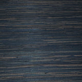 WM146601 Dark navy blue natural Grasscloth textured Wallpaper modern wallcoverings rolls