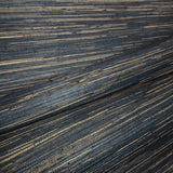 WM146601 Dark navy blue natural Grasscloth textured Wallpaper modern wallcoverings rolls