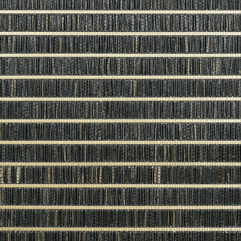 WM198901 Totally Tatami Wallpaper Noir Hemp Wallcoverings