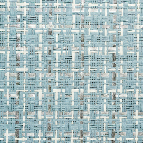 WM200001 Couture Weave Wallpaper Antique Blue Wallcoverings