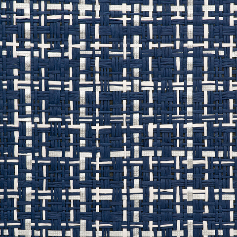 WM200301 Couture Weave Wallpaper Prim Navy Wallcoverings