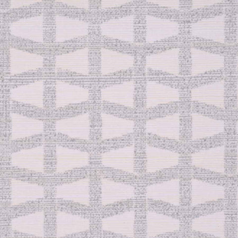 WM205701 Lattice Wallpaper Silver on Marshmallow Manila Hemp Wallcoverings