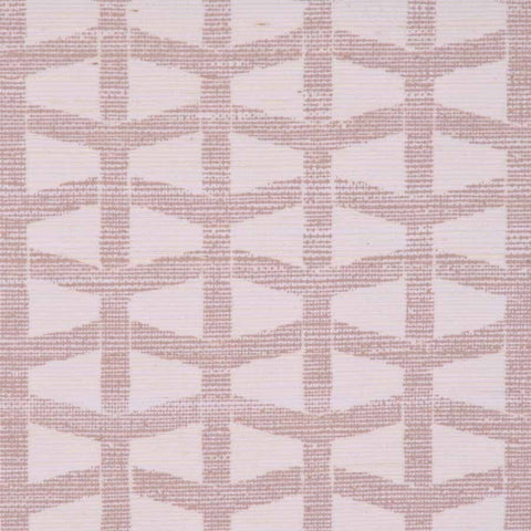 WM205801 Lattice Wallpaper Rosewood on Marshmallow Manila Hemp Wallcoverings