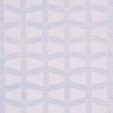 WM206001 Lattice Wallpaper Sky on Marshmallow Manila Hemp Wallcoverings