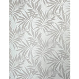 WM29650101 Ivory off white beige distressed faux fabric Tropical palm leaves Wallpaper roll
