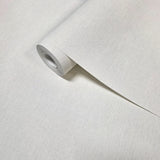 WM30688201 Contemporary off White faux woven thread fabric cloth textured plain wallpaper
