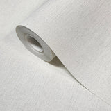 WM30688201 Contemporary off White faux woven thread fabric cloth textured plain wallpaper