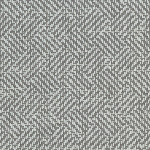WM310701 Cabana Weave Wallpaper Smoke Wallcoverings