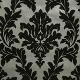 WM33580401 Flocking wallcoverings beige black Flocked Victorian damask velvet Wallpaper 3D