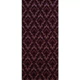 WM33582501 Flocking burgundy red Flocked Victorian damask velvet retro textured Wallpaper