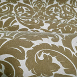  WM33583201, 335832 Flocking orange beige ivory cream Flocked Victorian damask velvet Wallpaper 3D