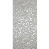 WM33583301, 335833 Flocking olive gray silver metallic Flocked Victorian damask velvet Wallpaper 3D
