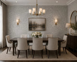 WM33583301, 335833 Flocking olive gray silver metallic Flocked Victorian damask velvet Wallpaper 3D