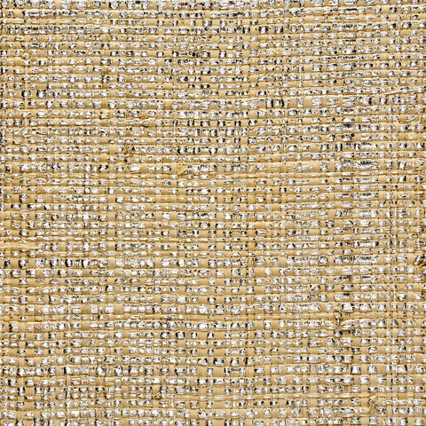 WM354001 Max's Metallic Raffia Wallpaper Silver Wallcoverings