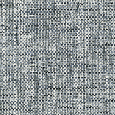 WM357901 Japanese Paper Weave Wallpaper Woad Powder Wallcoverings