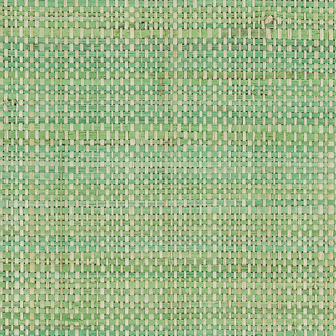 WM358101 African Raffia Wallpaper Two Tone Green Wallcoverings