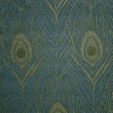 WM36971201 Peacock Feathers blue olive dijon brass faux fabric contemporary wallpaper rolls