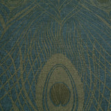 WM36971201 Peacock Feathers blue olive dijon brass faux fabric contemporary wallpaper rolls