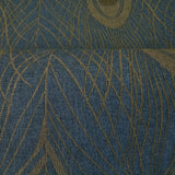 WM36971201 Peacock Feathers blue olive dijon brass faux fabric contemporary wallpaper rolls