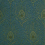 WM36971201 Peacock Feathers blue olive dijon brass faux fabric contemporary wallpaper rolls