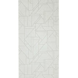 WM39118101 Geometric matte off white gold metallic lines faux plaster Textured wallpaper 3D
