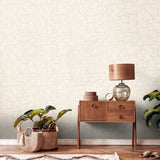 WM39118101 Geometric matte off white gold metallic lines faux plaster Textured wallpaper 3D
