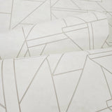 WM39118101 Geometric matte off white gold metallic lines faux plaster Textured wallpaper 3D

