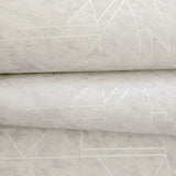 WM39118201 Geometric matte cream off white silver lines faux plaster Textured geo wallpaper