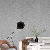 WM39118301 Geometric matt pebble gray silver metallic lines faux plaster Textured wallpaper