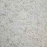 WM39118301 Geometric matt pebble gray silver metallic lines faux plaster Textured wallpaper