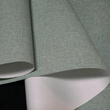 WM39651101 Contemporary Mint Sage green faux linen cloth fabric textured modern wallpaper