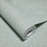 WM39651101 Contemporary Mint Sage green faux linen cloth fabric textured modern wallpaper