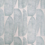WM39658501 Geo fossil leaf Faux fabric Textured light teal green beige modern wallpaper 3D