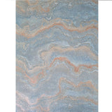 WM39659101 Turquoise green blue bronze Faux mineral lava marble stone Textured wallpaper 3D