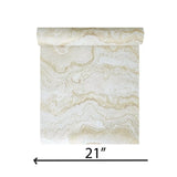 WM39659201 Beige off white gold metallic Faux mineral marble topaz stone Textured wallpaper