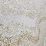 WM39659201 Beige off white gold metallic Faux mineral marble topaz stone Textured wallpaper