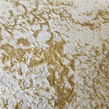 WM39659201 Beige off white gold metallic Faux mineral marble topaz stone Textured wallpaper