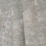 WM39670201 Faux Concrete textured distressed paint olive gray copper metallic wallpaper 3D
