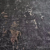 WM39670301 Faux Concrete textured distressed paint black rose gold metallic wallpaper rolls